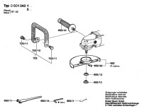 Bosch 0 601 342 803  Angle Grinder 220 V / Eu Spare Parts